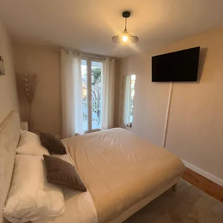 Magnifique Surequipe-balcon-vu-garage Individuel Lejlighed Valras-Plage